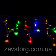 Гирлянда Светодиодная  LED Бахрома-Дождь со Снежинкой-120